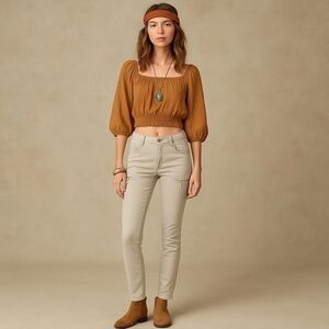 Mavi Jeans Co. Gray Skinny Mid-Rise Pants | Size 30 | NWT